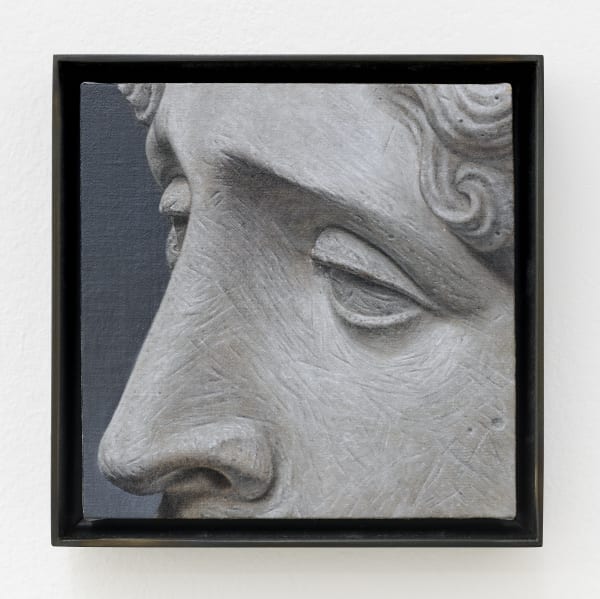 Emily Davis Adams Untitled (Canova 02), 2024 oil on linen over panel 6 x 6 in. (15.2 x 15.2 cm.) framed: 6 3/4 x 6 3/4 in. (17.1 x 17.1 cm.)