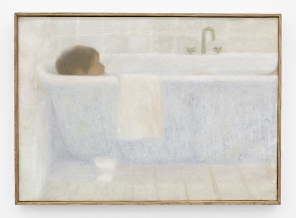 Jackson Joyce On Porcelain Feet, 2024 oil on canvas canvas: 17 1/2 x 24 1/2 in. (44.5 x 62.2 cm.)