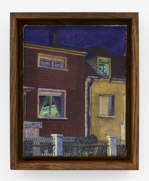 Louise Janet In My Street, 2024 oil on canvas 8 1/2 x 7 in. (21.5 x 17.5 cm.)