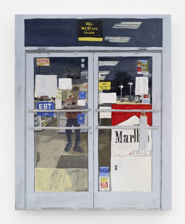 Nasir Young Inside Out, 2023 oil on panel 20 x 16 in. 50.8 x 40.6 cm.