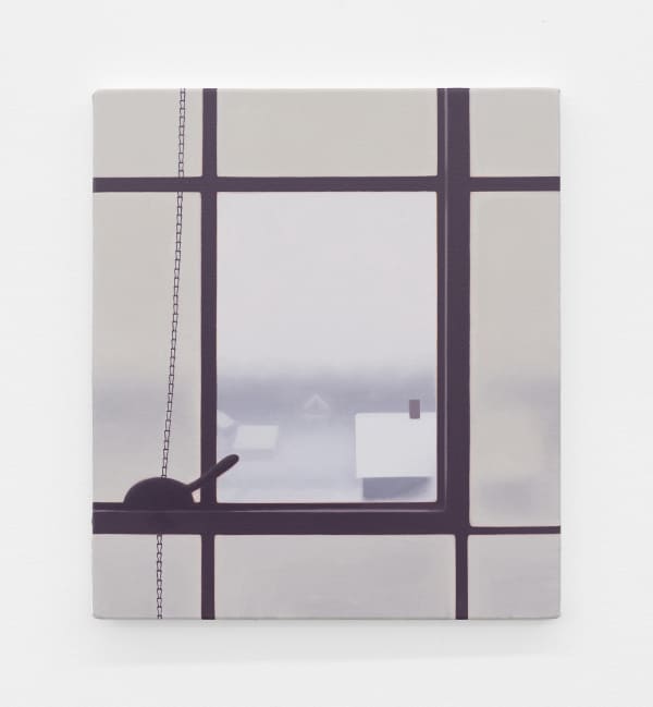 Andrew Gordon Window VII, 2024 oil on canvas over panel 22 1/2 x 19 3/4 in. 57.1 x 50.2 cm.