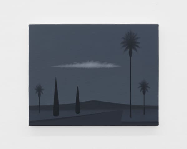 Andrew Gordon Desert VII, 2025 oil on canvas over panel 14 x 18 in. 35.6 x 45.7 cm.