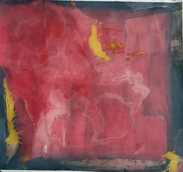 Rolling In The Foment Iii 2022 Oil Ink On Paper 140 X 149