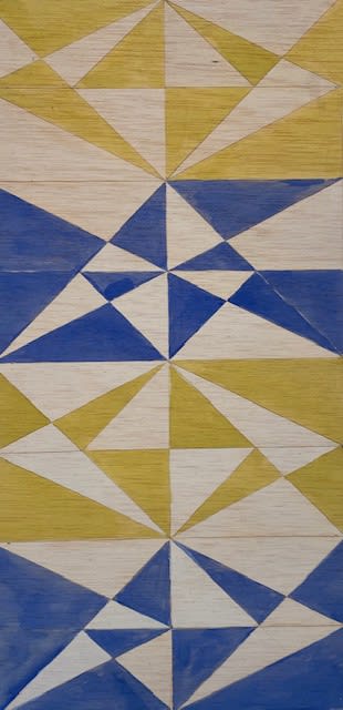 Emilia Azcárate Sin título (2013), Acrílico y grafito sobre tabla 60 × 30 × 4 cm