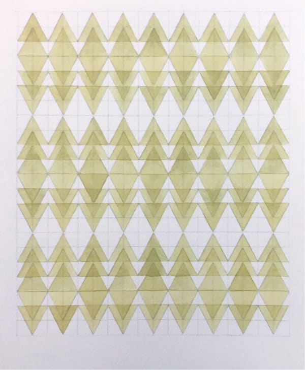 Reflexiones absolutas 02. (2019) Acurela y grafito sobre papel Arches grano grueso 300 g/m2, 25.4 x 20,3 cm