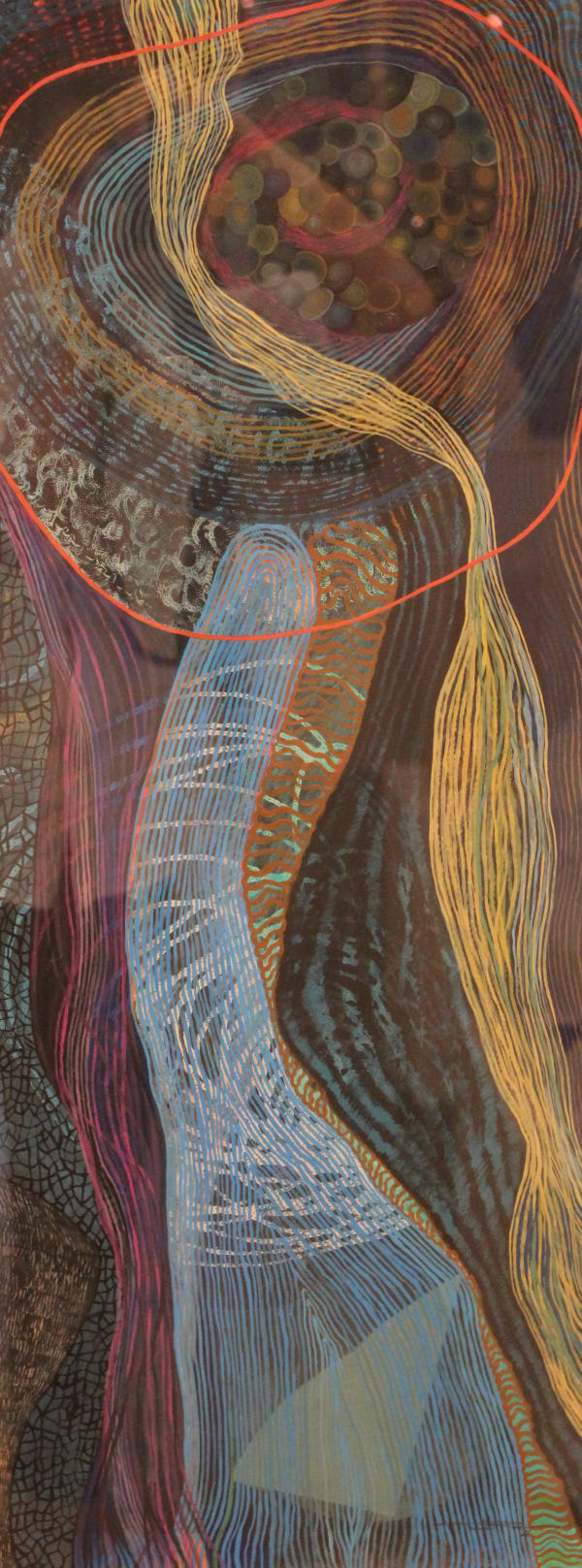 Gisela Romero Dibujo A 2011 Mixta Sobre Papel Natural Libre De Acido 75 X 29 Cm