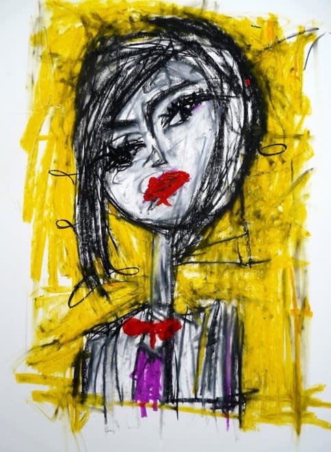 7E S T Carboncillo Creyon Spapel 76X58Cm