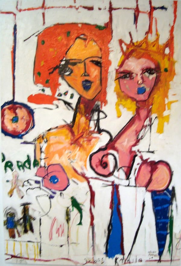 Silicona Market 2 2009 Mixta Sobre Tela 153 X 114 Cm