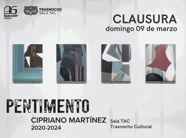 Clausura de la exposición Pentimento 2020-2024