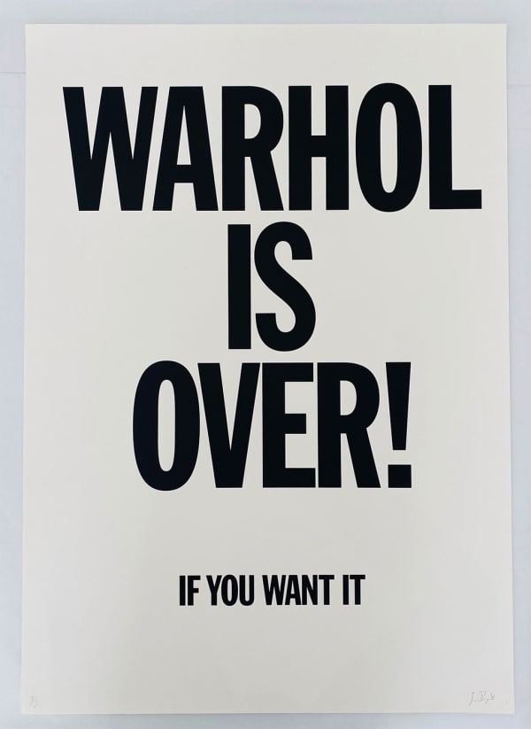 Simon Thompson, Warhol Is Over (White)
