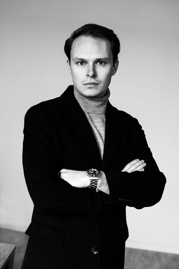 Profile photo Louis Buysse, 2022. Photo taken by Arber Sefa