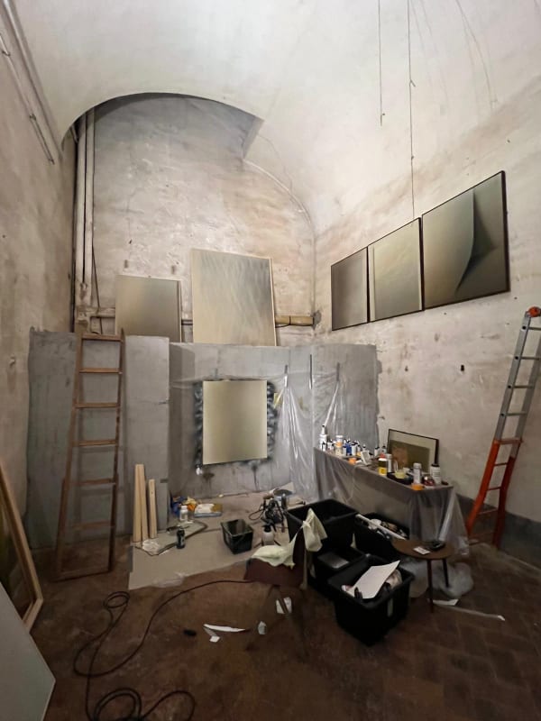 Studio view from Tycjan Knut. Courtesy of the artist. © Buysse Gallery. All rights reserved.