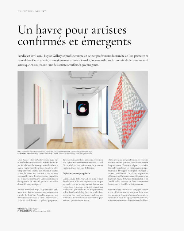 Publication Pollen Magazine Spring 2025. Photo copy rights © Pollen Magazine