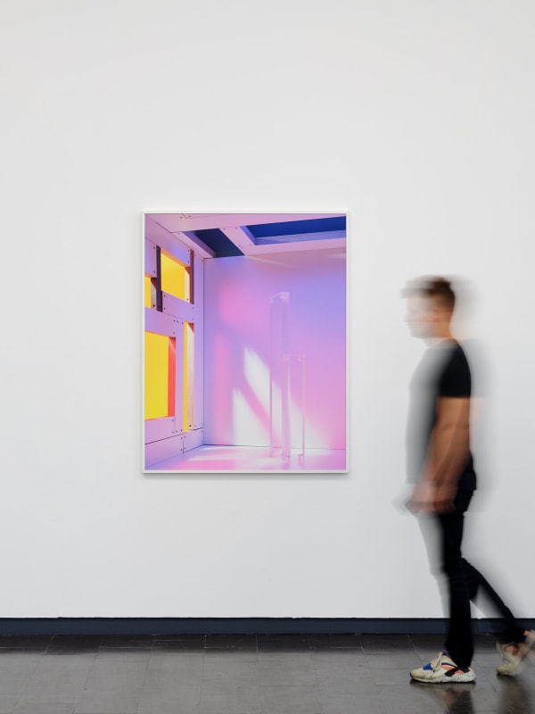 Alexey Shlyk, In collaboration with Ben Van den Berghe and Atelier Oh light Study 2, 2023. Archival pigment Print on Canson Baryta Prestige, mounted on dibond. 127 x 100 cm Photo Courtesy of TICK TACK