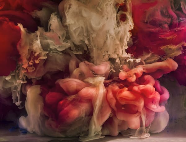 Kim Keever b. American 1955 Abstract 34733d, 2017 28x35”, 48x67”