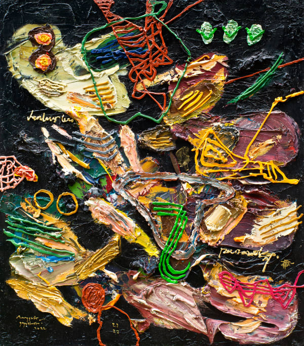 Rangga Aputra Untitled (3) 2022 Oil on canvas 80 x 70 cm