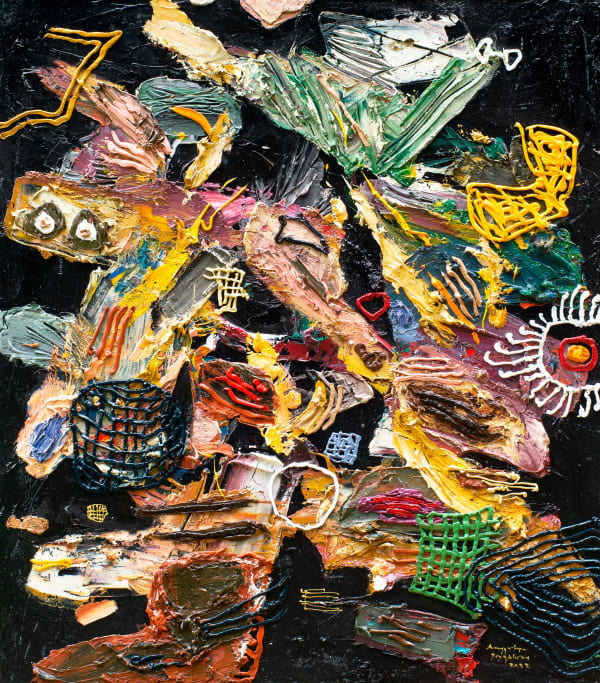 Rangga Aputra Untitled (1) 2022 Oil on canvas 80 x 70 cm