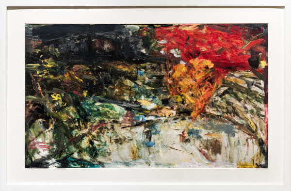 Arvin Golrokh Metamorfosi antropologica 3 2017 Mixed media on paper 42 x 64,5 cm