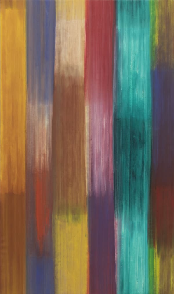 Marco Mazzucconi Essere non qui 2020 Oil on canvas 212 × 126,5 cm