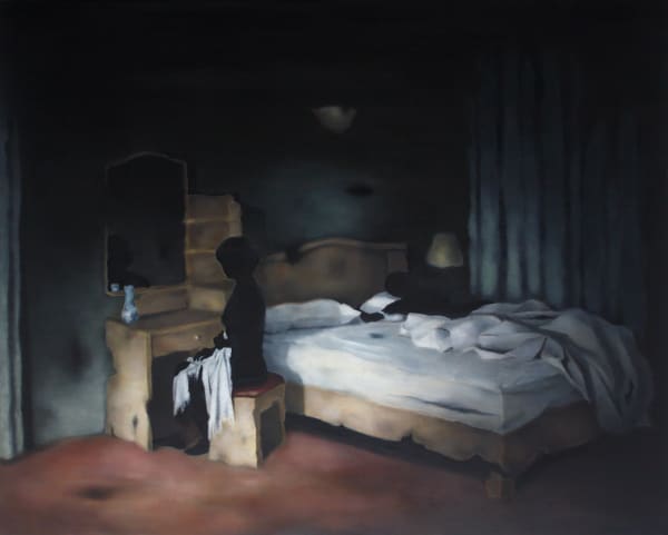 Nguyen Thai Tuan Black Souls N. 7 2017 Oil on canvas 120 × 150 cm