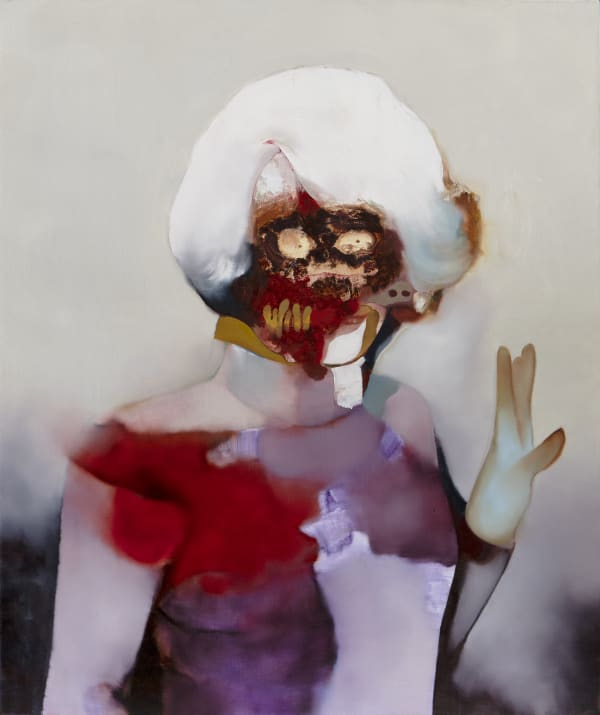 He Wei Thioridazine 2020 Oil on canvas 120 x 100 cm