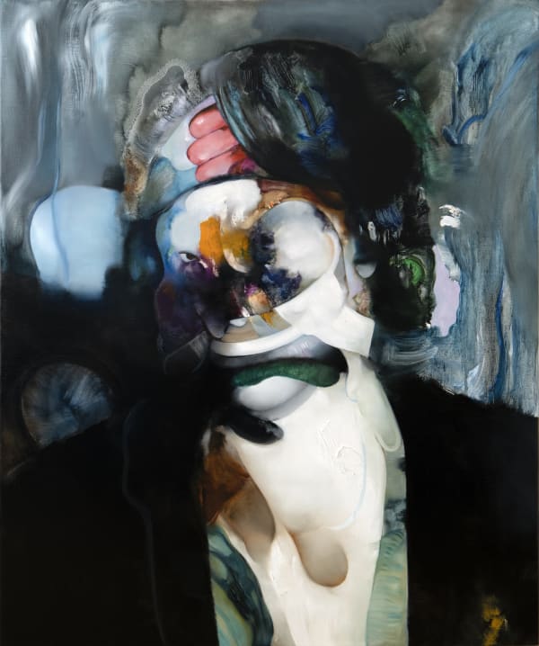 He Wei Amisulpride 2021 Oil on canvas 120 x 100 cm