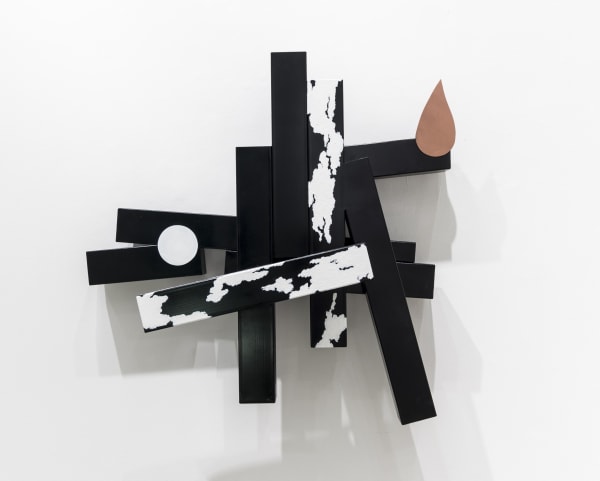 He Wei Homage with tongue 2020 Paint on iron 100 × 110 × 35 cm Edition of 3