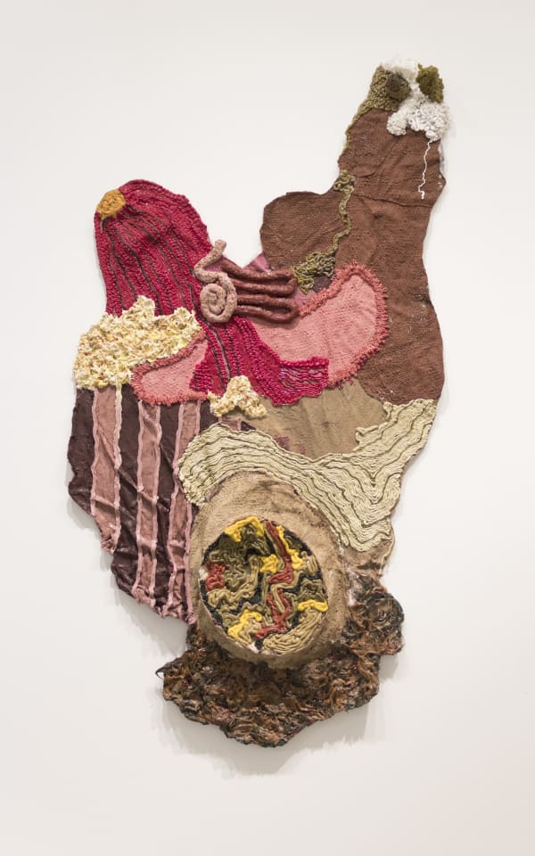 Troy Makaza Untitled 2019 Silicone infused with paint 240 x 125 cm