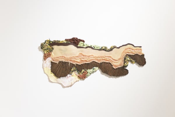 Troy Makaza Untitled 2019 Silicone infused with paint 155 x 70 cm