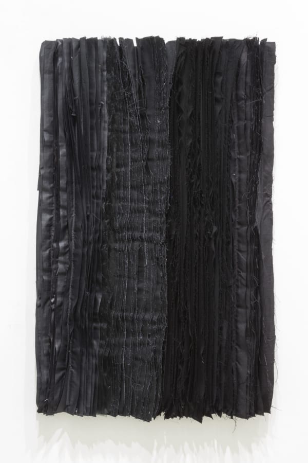 Joël Andrianomearisoa Blue take me to the end of all loves 5 2019 Textiles 101,5 x 60,5 cm