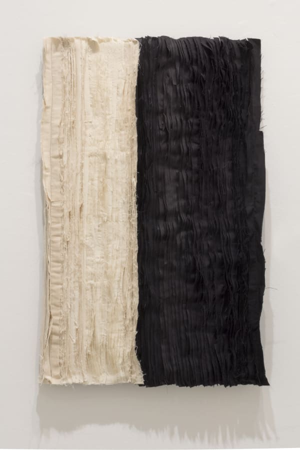 Joël Andrianomearisoa Blue take me to the end of all loves 3 2019 Textiles 100 x 60 cm