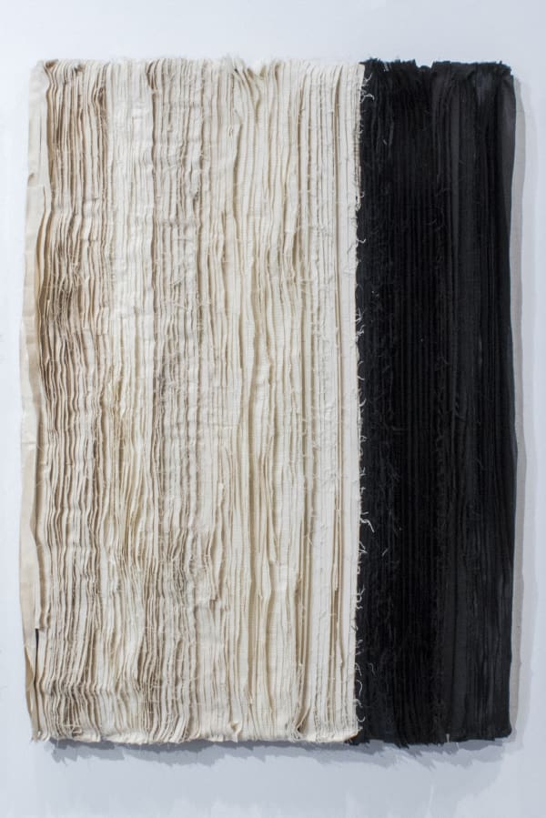 Joël Andrianomearisoa Blue take me to the end of all loves 3 2019 Textiles 131 x 91 cm