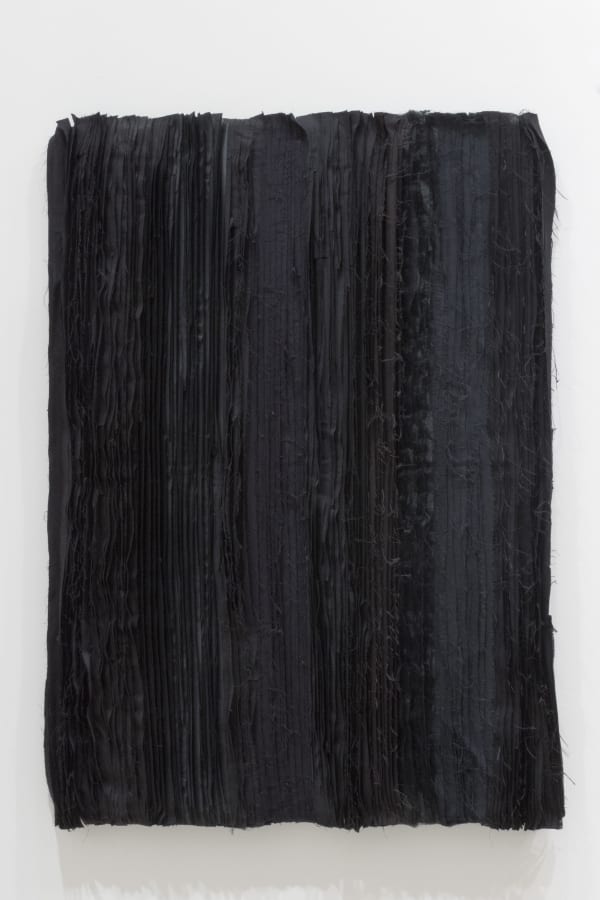 Joël Andrianomearisoa Blue take me to the end of all loves 4 2019 Textiles 131 x 90,5 cm