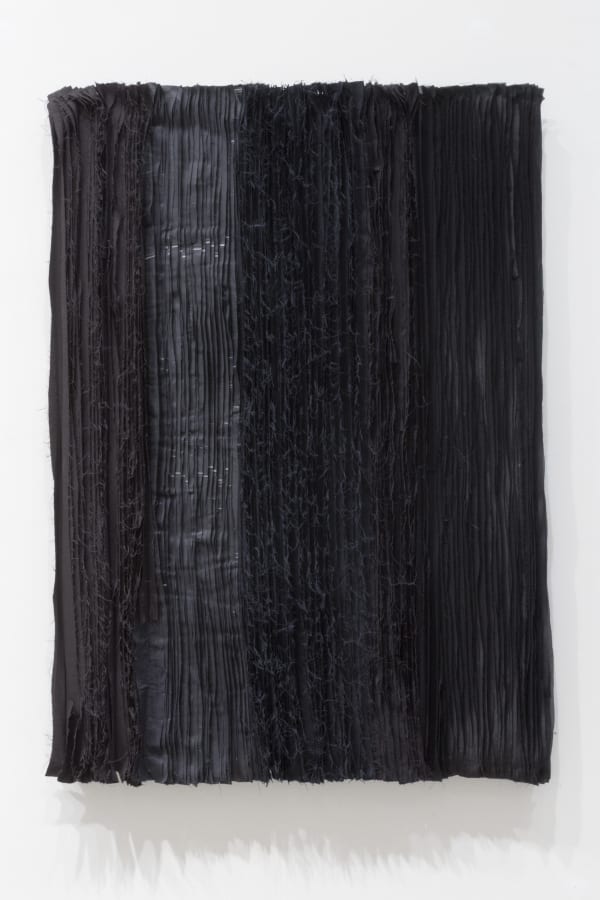 Joël Andrianomearisoa Blue take me to the end of all loves 5 2019 Textiles 130 x 90,5 cm