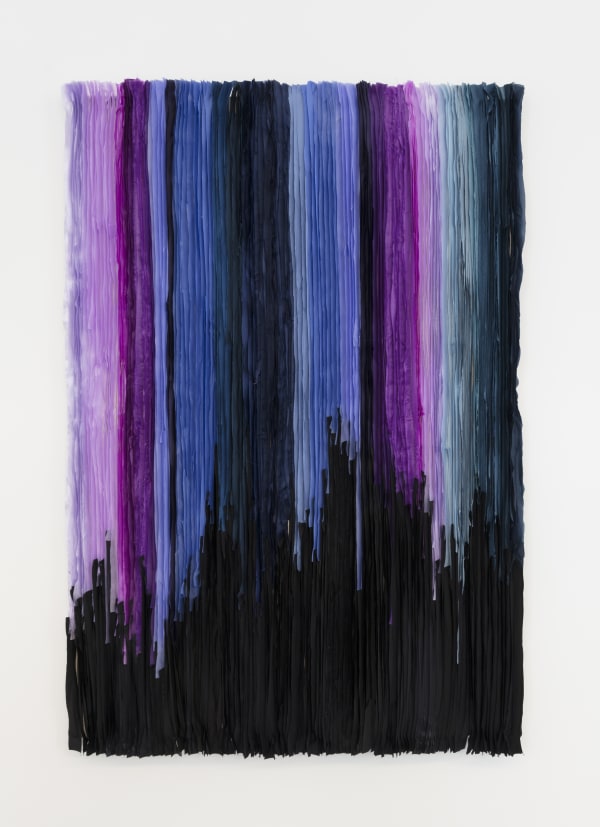 Joël Andrianomearisoa IL CIELO IN UNA STANZA 2023 Textile 130 x 90 cm