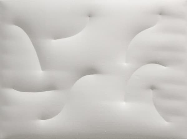 Marco Mazzucconi Untitled 2016 Canvas on frame 69 × 93 × 6,5 cm