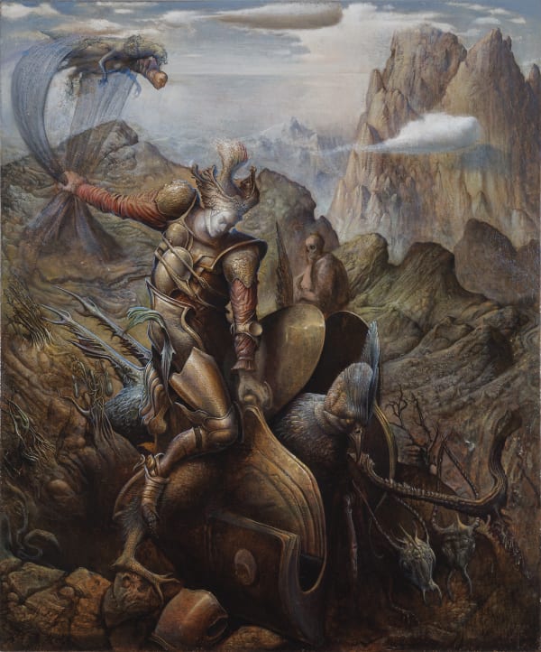 Agostino Arrivabene, San Giorgio e il drago, 2023