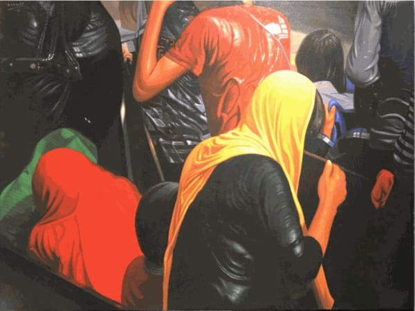 Aung Ko Untitled 2017 Acrylic on canvas 76 × 100 cm