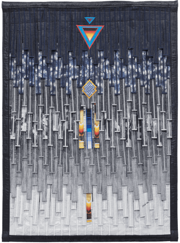 Abdoulaye Konaté, Triangles et signe Tibet, 2023