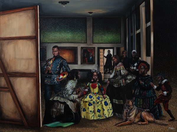 Amani Bodo, Las Meninas (Hommage à Diego Velázquez), 2025
