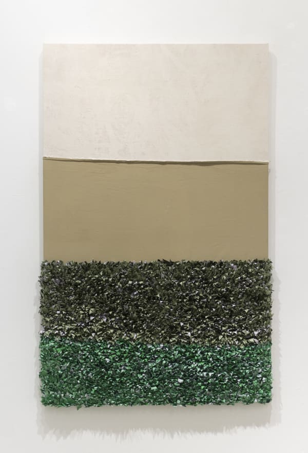 Joël Andrianomearisoa Sérénade des hauts plateaux acte 4 2018 Textile 160 × 100 cm