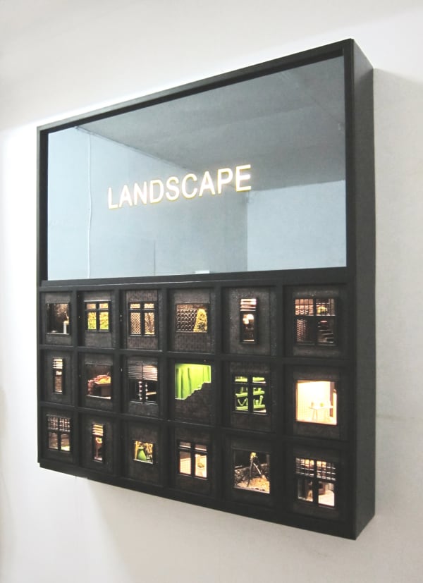 Aditya Novali, The wall series - Landscape, 2014