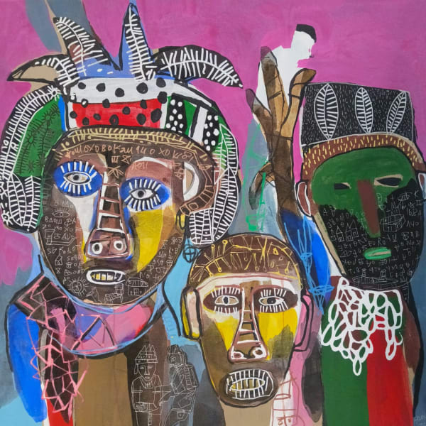 Hako Hankson, The enthronement of the prince, 2024