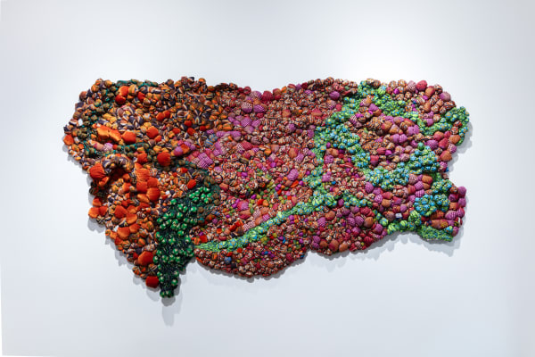 Samuel Nnorom, Pathways on Roses, 2023