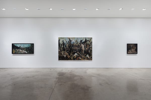 Installation view, Arvin Golrokh – Bicharegan, 2025, Primo Marella Gallery, Milan, Italy