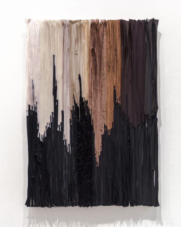Joël Andrianomearisoa Les Herbes Folles du Vieux Logis 2022 Textile 130 × 90 cm