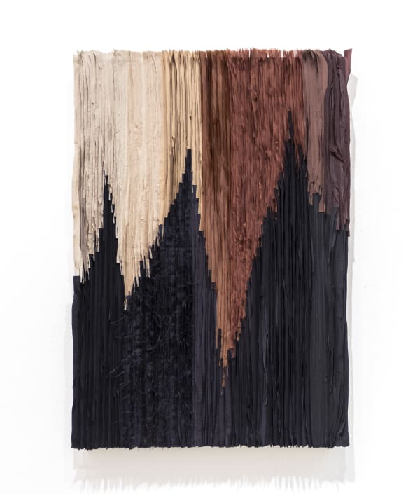 Joël Andrianomearisoa Les Herbes Folles du Vieux Logis 2022 Textile 130 × 90 cm