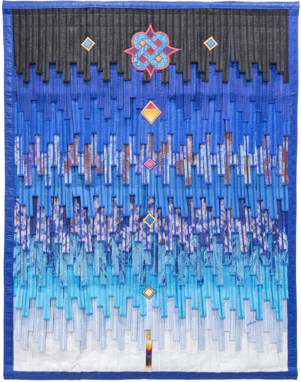 Abdoulaye Konaté Motif Nigeria 2023 Textile 193 × 150 cm