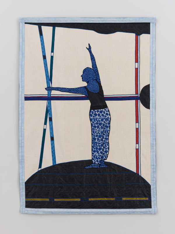 Abdoulaye Konaté Danse au CAMM/BFK (série no.15) 2008 Textile 233 × 167 cm