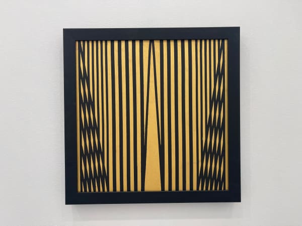 Elio Marchegiani Lavagna oro k 24 1978 Tecnica mista 45 × 45 cm